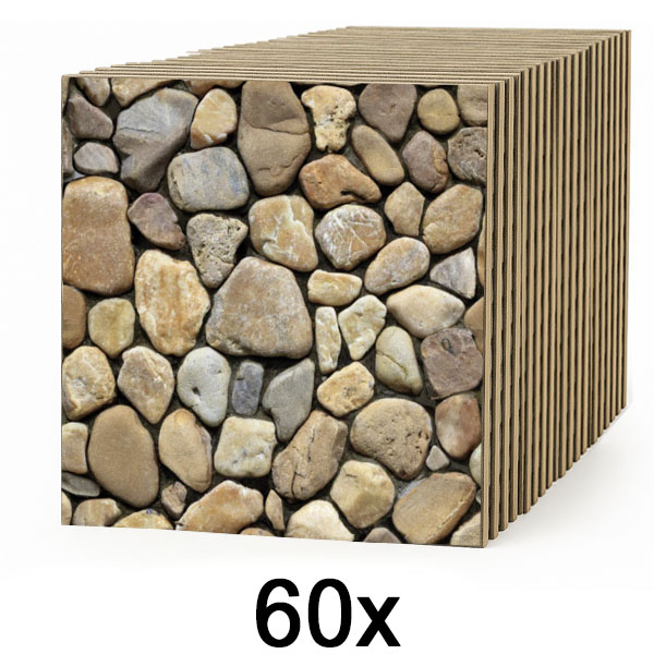 6x 3D Тапети Имитация на Камък (10 бр.) | STONEBLOCKS