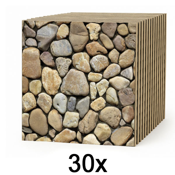 3x 3D Тапети Имитация на Камък (10 бр.) | STONEBLOCKS