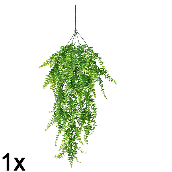 1x Изкуствен висящ папрат (80 см) | FERNY