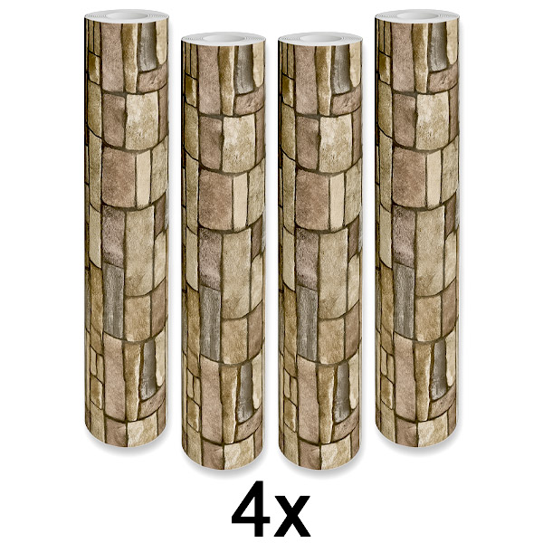 4x Стилен 3D тапет – Лесна трансформация на стената | WALLCORWRAP
