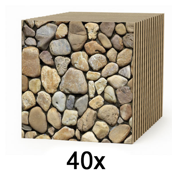 4x 3D Тапети Имитация на Камък (10 бр.) | STONEBLOCKS